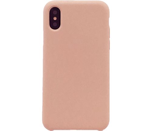 Coque BigBen Soft Touch Crème pour iPhone X