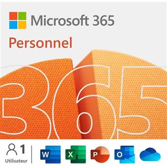 Microsoft 365 Personnel 1 utilisateur Abonnement 12 mois - 1