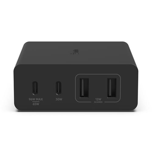 Station d'accueil Belkin BoostCharge Pro GaN avec 4 ports 108 W Noir