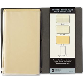 Journal de voyage Peter Pauper 12 x 20 cm bleu nuit