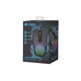 Souris gaming filaire Fury Battler Noir