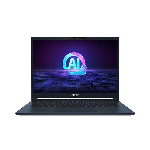 PC Portable Gaming Msi Stealth 14 AI Studio A1VEG-062FR 14 OLED 120 Hz Intel® Core™ Ultra 7 16 Go RAM 1 To SSD Nvidia GeForce RTX 4050 Bleu foncé