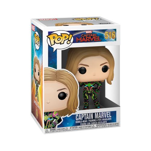 FUNKO 516 MARVEL-CAPTAIN MARVEL WITH NEON SUIT