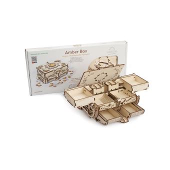 Puzzle 3D Ugears Coffret avec ambre