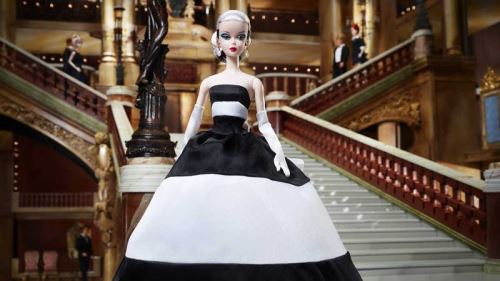 Poupée Barbie Spendide en noire et blanc - Poupée - Achat & prix