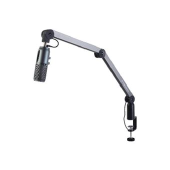 Bras de flèche de bureau à roulettes pour microphone XLR S2 Thronmax Gris