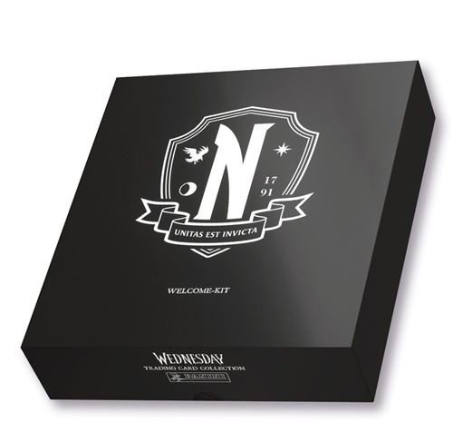 Coffret De 40 Cartes À Collectionner Avec 5 Cartes Xxl Panini Wednesday Halloween