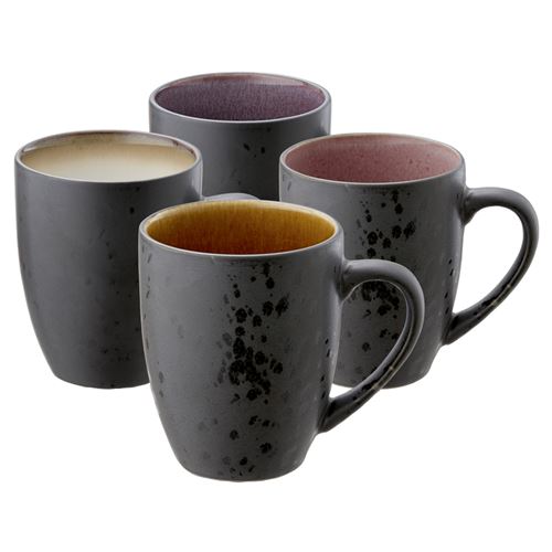 Bitz Set De 4 Mugs Mix Couleurs 30 Cl