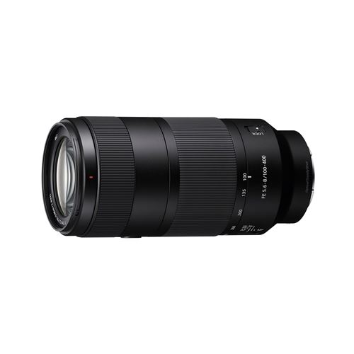 Objectif zoom Sony FE 100 400 mm f5.6 8 OSS pour Monture Sony E APS C