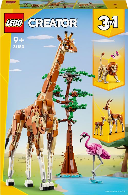 LEGO® Creator 31150 Les animaux sauvages du safari