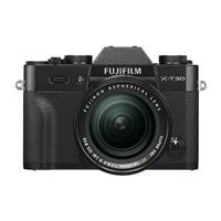 Fuji X-T30 Hybride Camera Zwart + Lens XF 18-55mm f/2.8-4