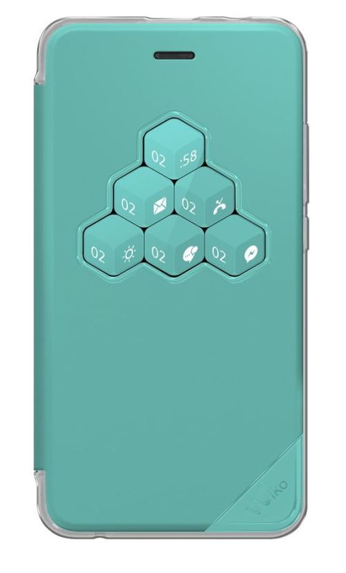 Etui Smart Folio Wiko WiCube Bleen pour Harry