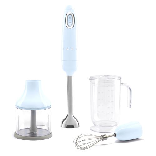 Pied Mixeur Smeg Années 50 Hbf03Pbeu 700 W Bleu Azur