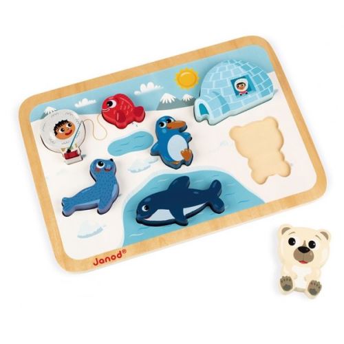 Puzzle Chunky Janod Arctique