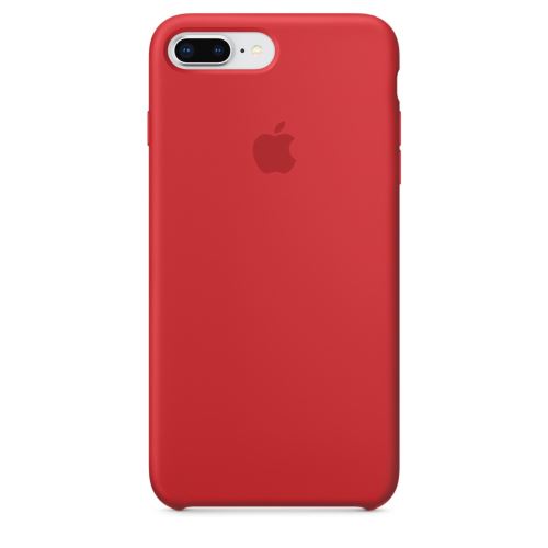 APPLE IPHONE 8+ / 7+ SILICONE CASE RED
