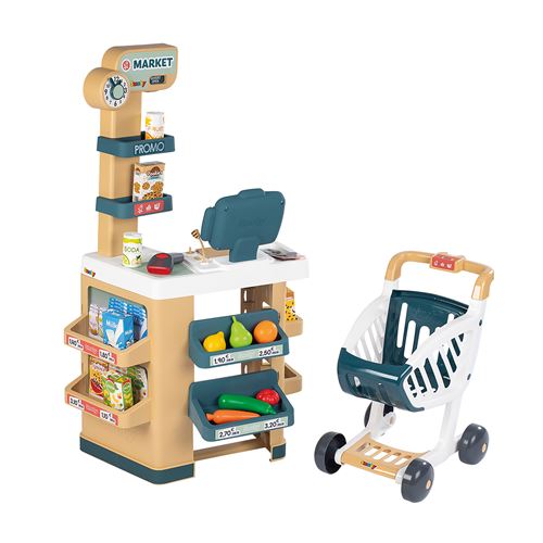 Marchande Smoby 7600350238 – Caisse Enregistreuse Avec 34 Accessoires - vue 2