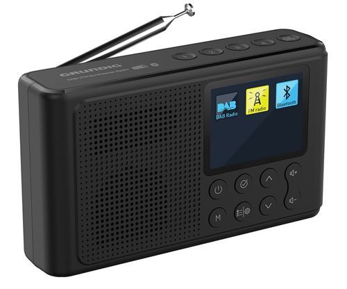 Radio-réveil incurvé JVC RA-F320B Argent - Radio-réveil