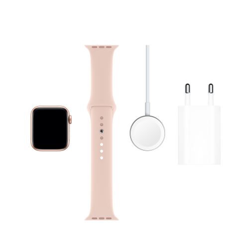 Apple Watch Series 5 GPS 40 mm Boîtier en Aluminium Or avec Bracelet Sport  Rose - Apple Watch - Achat \u0026 prix | fnac
