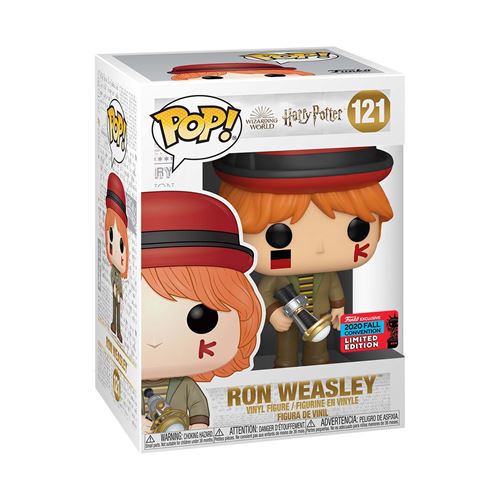Figurine Funko Pop Harry Potter Ron Weasley Coupe du monde Exclusivité Fnac NYCC