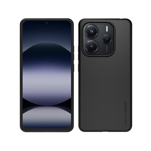 Coque TPU + 2 Films Verre Trempé Pour Redmi Note 14 5G - Protection Complète Antichoc & Antidérapante - Design Fibre De Carbone - 13