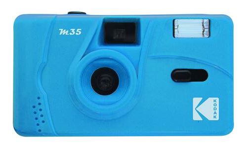 Kodak M35 Cerulean Blue 24x36 compacte analoge camera - Herbruikbaar
