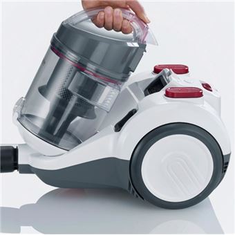 Aspirateur sans sac Severin CY7088 750 W Blanc et Rouge