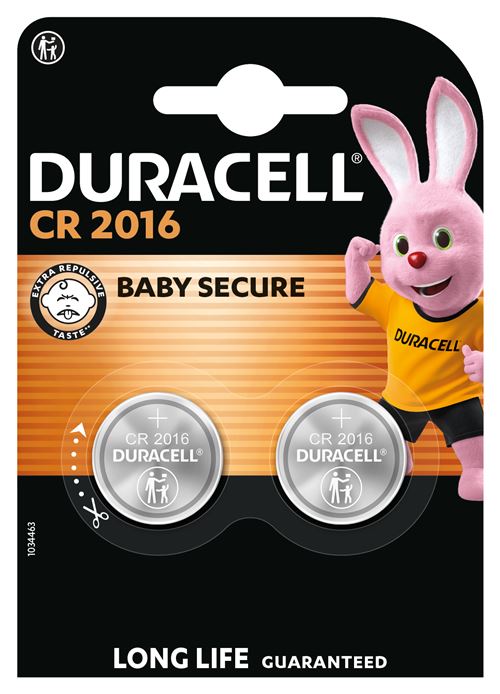 Piles Bouton Cr2016 3v Duracell Le Lot De 2 Piles - vue 5