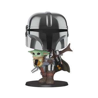 Figurine Funko Pop Star Wars The Mandalorian With The Child 25 cm