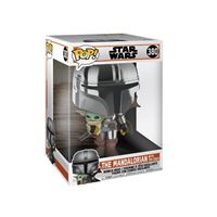 Star Wars The Mandalorian Mando on Bantha with Child in Bag Deluxe