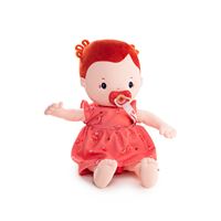 Corolle Ensemble couffin peluche rose pour poupon de 36 et 42 cm 9000141850 pas cher