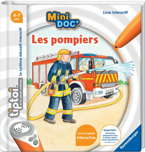 Jeu Éducatif Ravensburger Tiptoi Mini Doc’ Les Pompiers