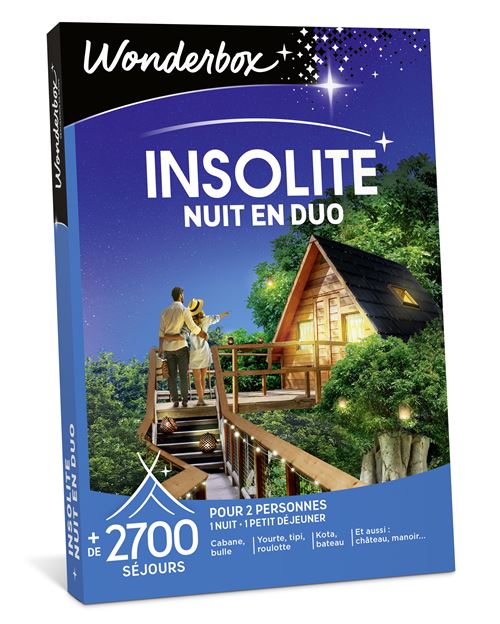 Coffret cadeau Wonderbox Insolite en duo Edition 2025