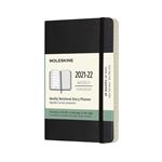 Agenda scolaire semainier Moleskine Pocket Couverture souple 2021-2022 Noir