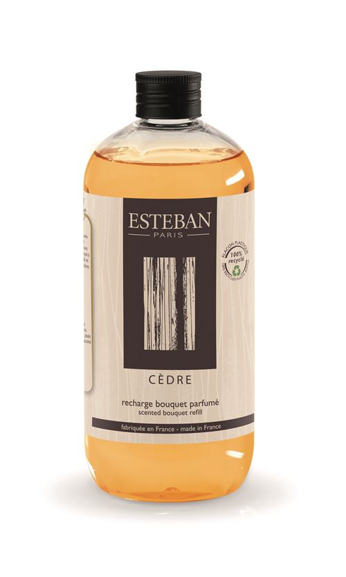 Esteban - Recharge de parfum pour bouquet - Cèdre - 500 ml - Image 3