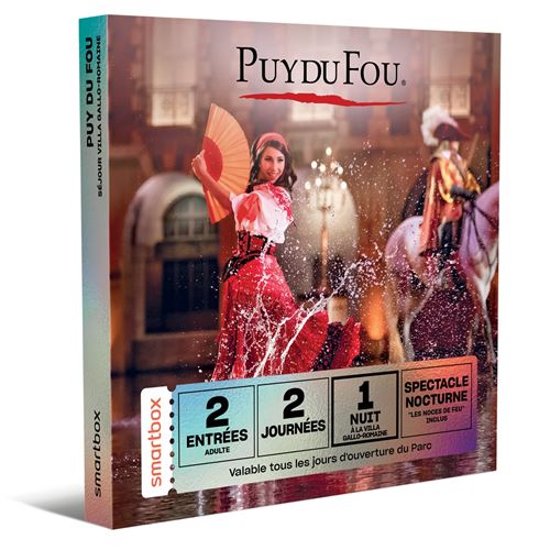 Coffret cadeau SmartBox Séjour au Puy du Fou La Villa Gallo-Romaine