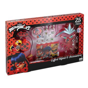 Coffret bijoux Miraculous Ladybug 25 pièces