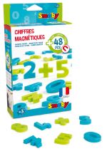 Set de 48 chiffres magnetiques Smoby Majuscules