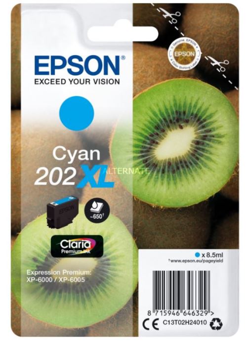 Cartouche d'encre Epson Kiwi 202 Cyan XL