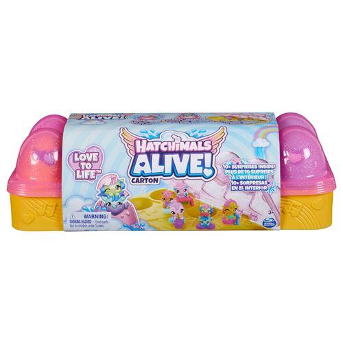 Boîte 5 œufs + accessoires Hatchimal Alive
