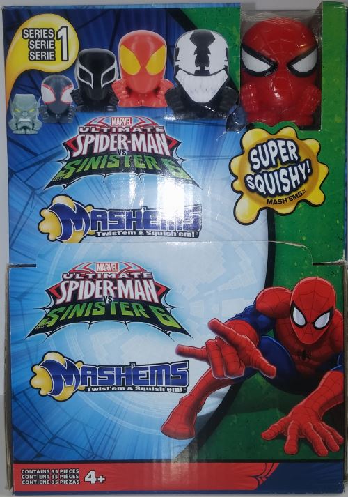 Pack de 35 capsules Mash'ems/Fash'ems Spider-Man