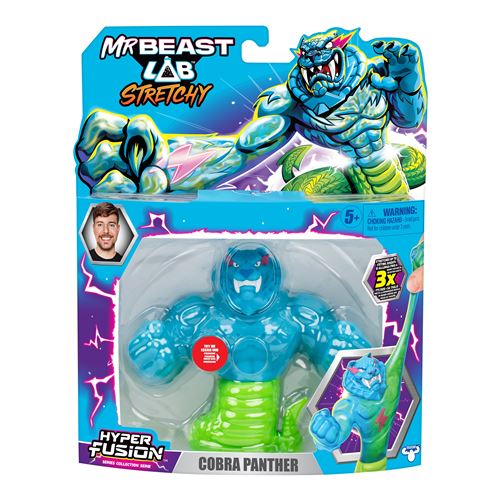 Figurine élastique MRBEAST LAB Goo Jit Zu Cobra Panthère 11 cm - vue 2