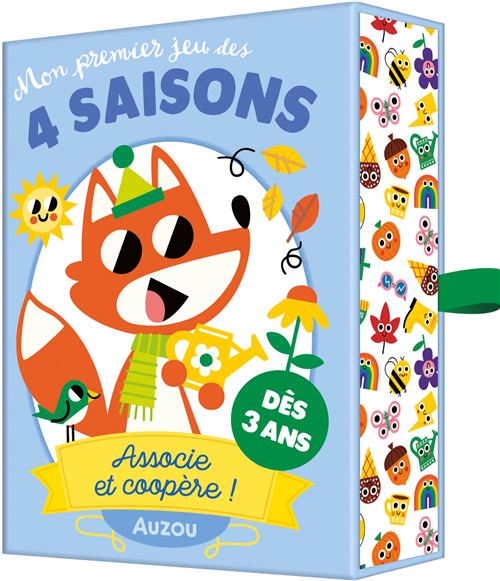 Jeu de cartes Auzou Mon premier jeu de cartes 4 saisons