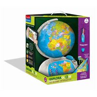 Bass Et Bass Aufblasbarer Weltglobus Für Kinder – 30 Cm, Pädagogisches Spielzeug Für Kleine Entdecker