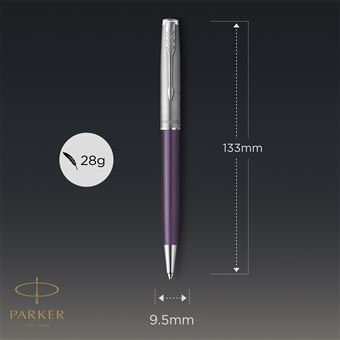 PARKER Sonnet Essentiel Stylo bille, Violet, Recharge noire pointe moyenne, Coffret cadeau