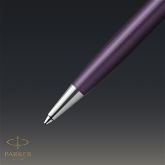 PARKER Sonnet Essentiel Stylo bille, Violet, Recharge noire pointe moyenne, Coffret cadeau