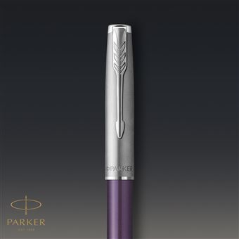 PARKER Sonnet Essentiel Stylo bille, Violet, Recharge noire pointe moyenne, Coffret cadeau