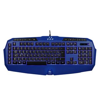 Clavier Gaming filaire Konix Edition FFF Bleu