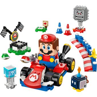 LEGO® Super Mario™ 72043 Mario Kart™ – LEGO® Mario™ interactif et kart standard