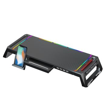 Stand moniteur Alpha Omega Players Olympe RGB Noir