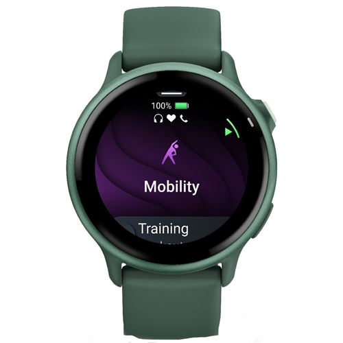 Montre connectée Garmin Vívoactive® 6 42 mm Vert sapin avec bracelet Vert